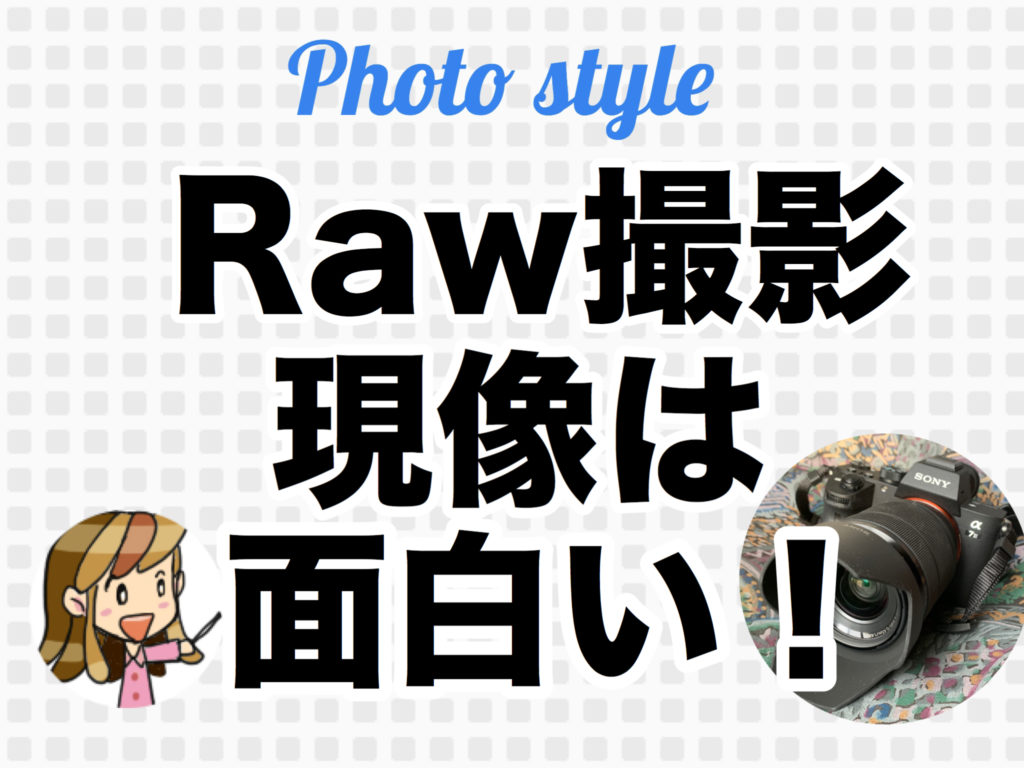 Raw撮影 現像はとても面白い Lyusytleの写真チャンネル